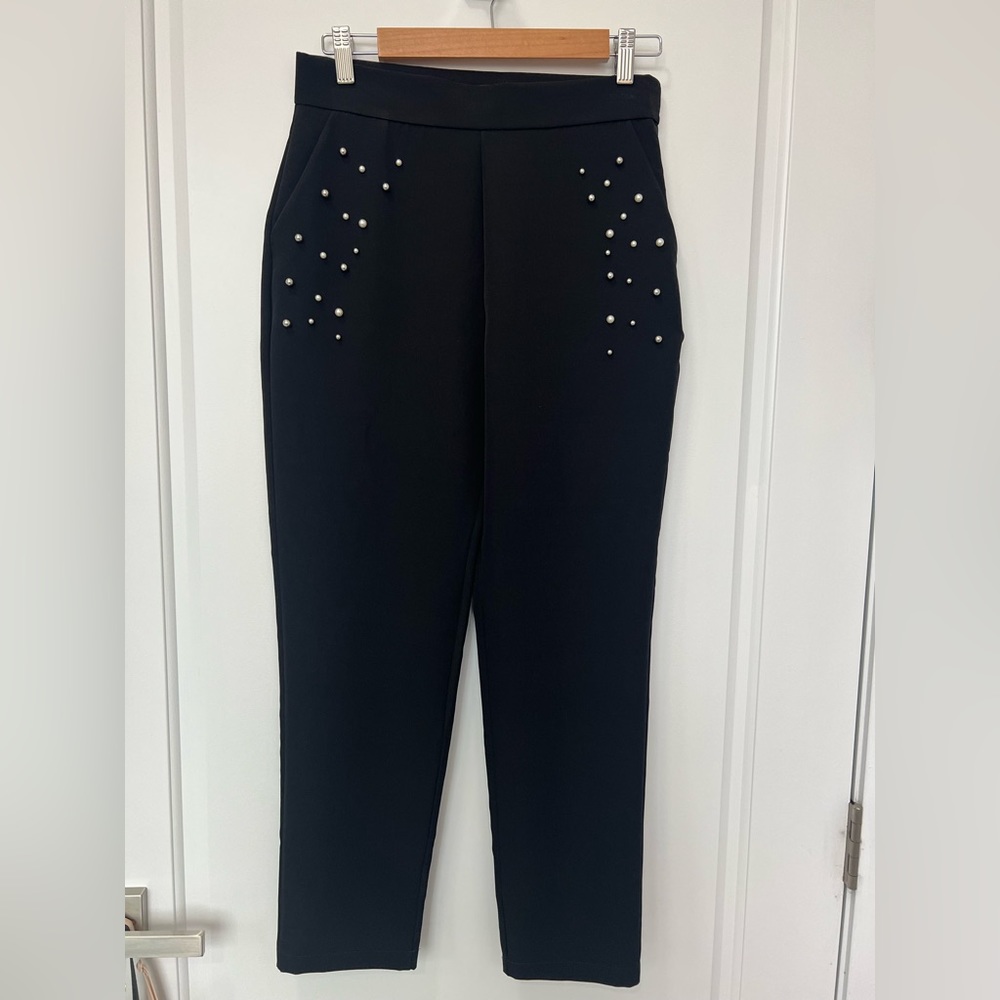 Black Pearl beaded pants